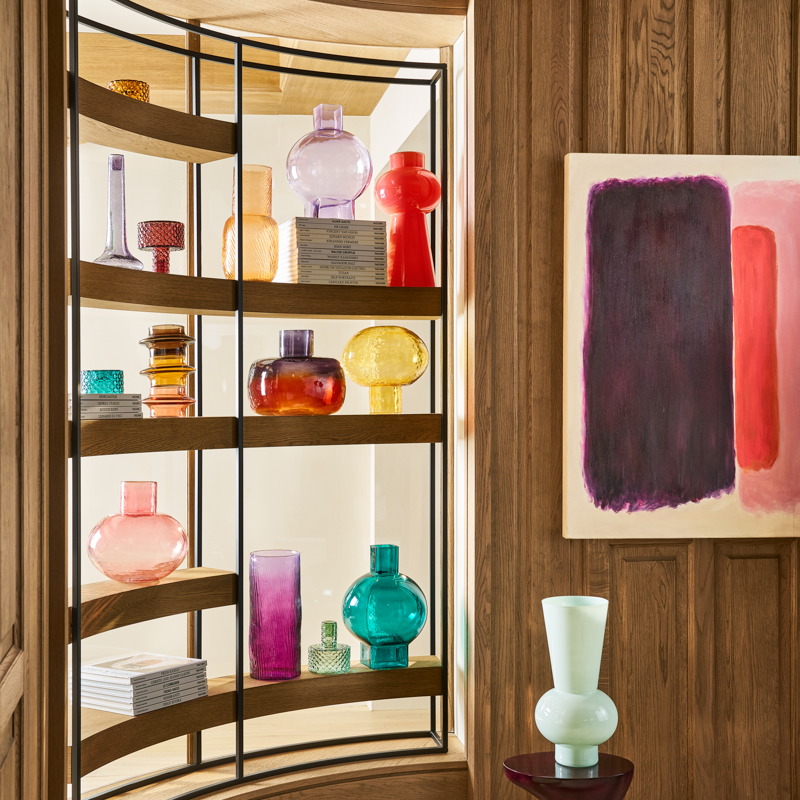 UNC Recycled Glass Vase Cho - Orchid Bloom