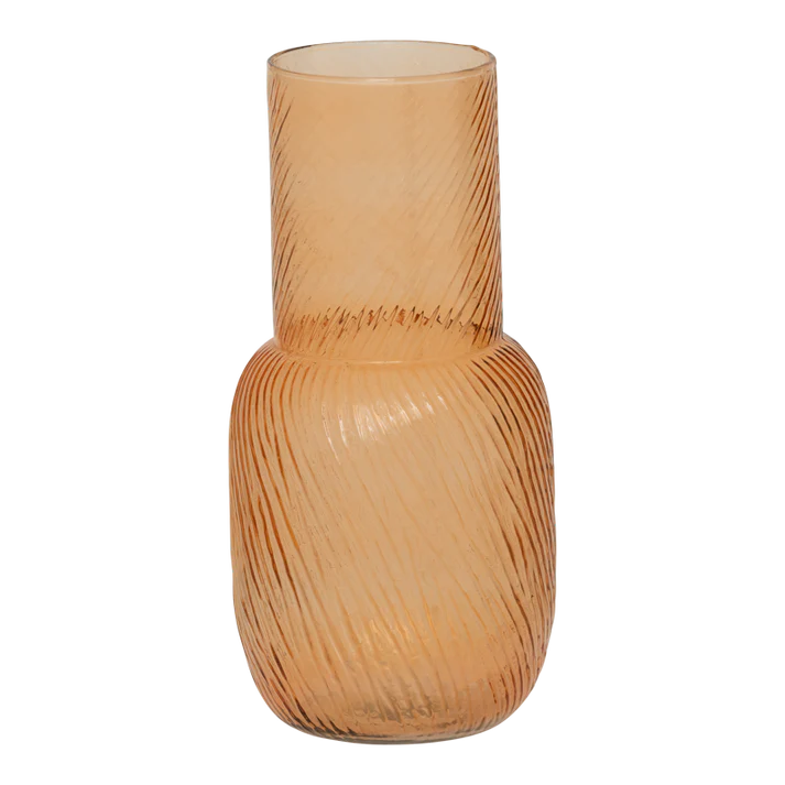 UNC Recycled Glass Vase Ara - Papaya