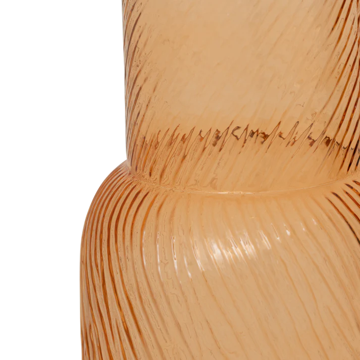 UNC Recycled Glass Vase Ara - Papaya