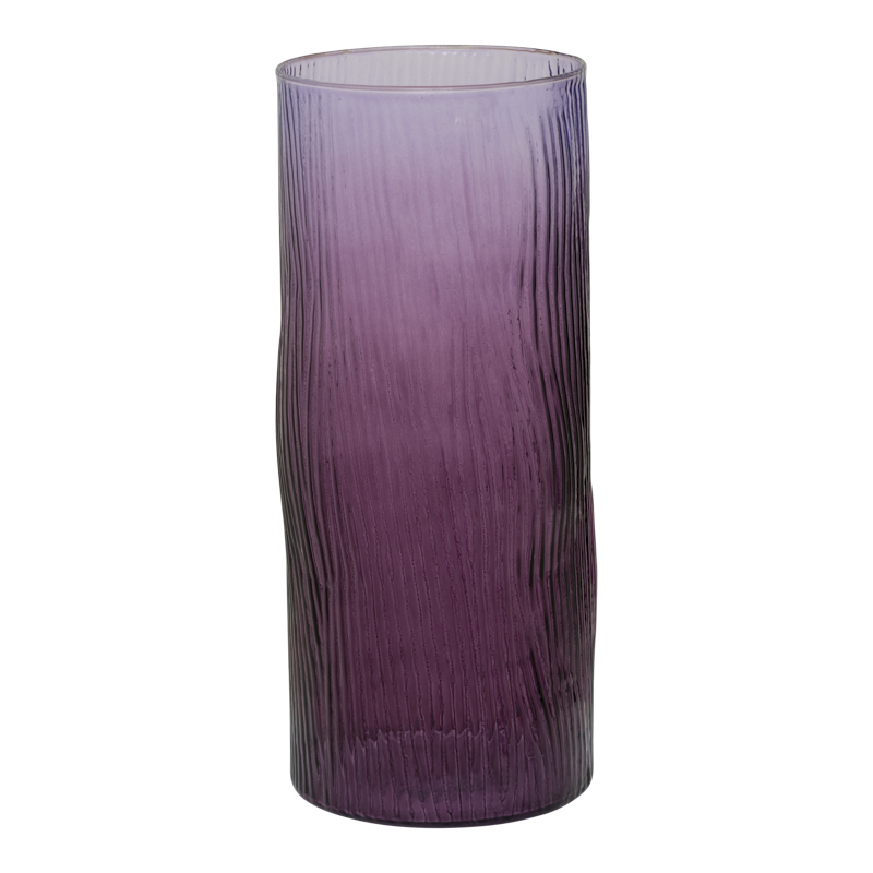 UNC Recycled Glass Vase Yuli - Purple