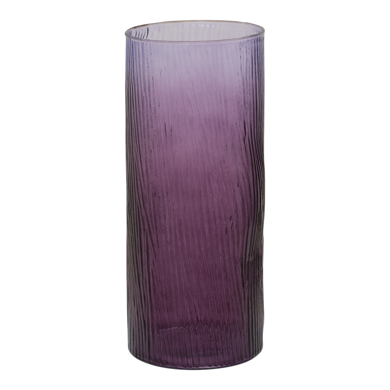 UNC Recycled Glass Vase Yuli - Purple