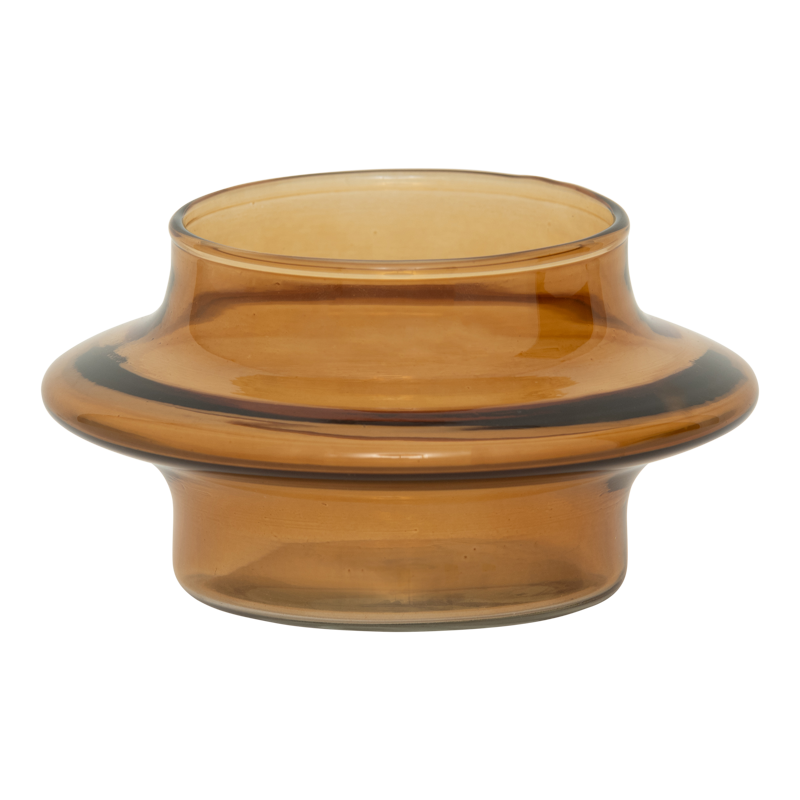 UNC Tealight Holder Hea - Golden Orange