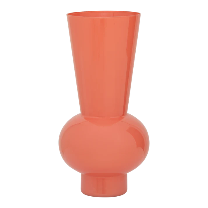 UNC Recycled Glass Vase Keiko - Peach Pink