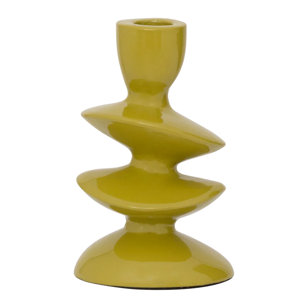 Tove Candle Holder - Evergreen Sprig