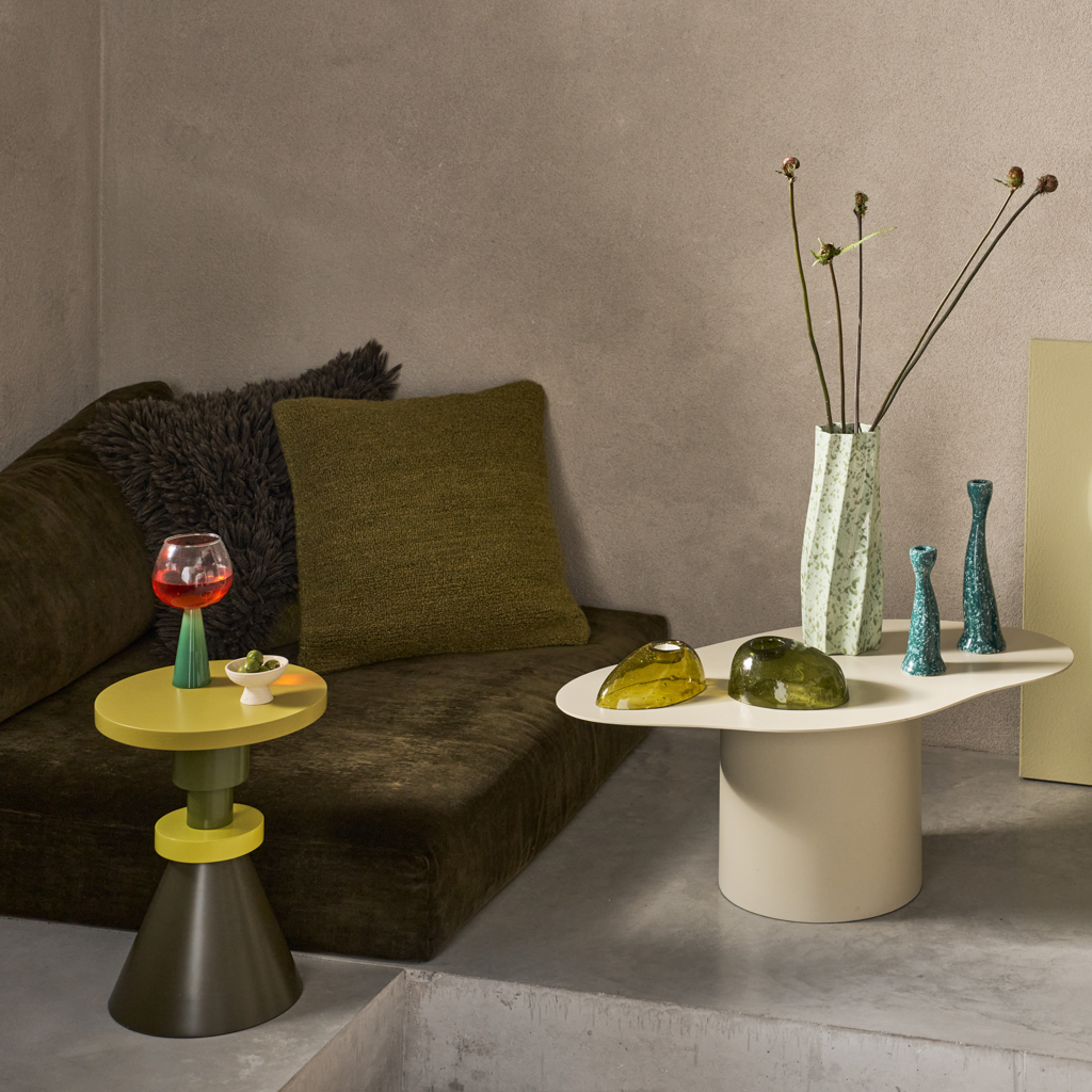 UNC Candle Holder Grace L - Green