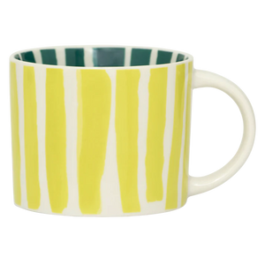 UNC Mug Tazza Stripes Inside Out - Yellow