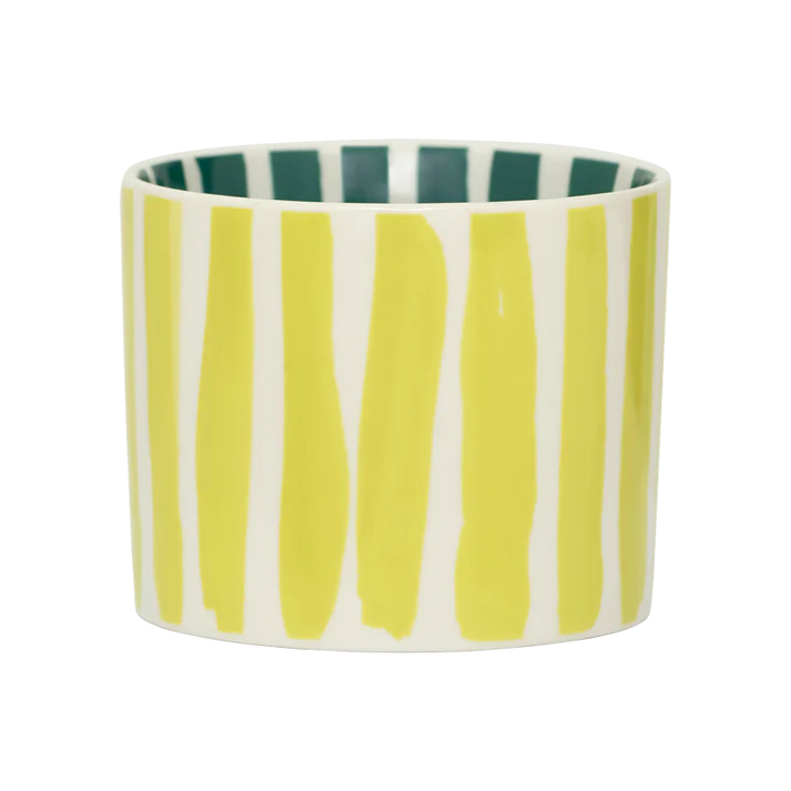 UNC Mug Tazza Stripes Inside Out - Yellow