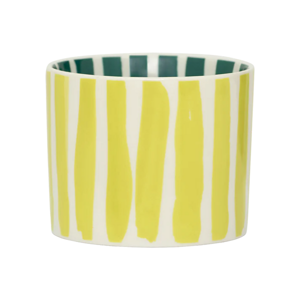 UNC Mug Tazza Stripes Inside Out - Yellow