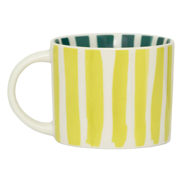 UNC Mug Tazza Stripes Inside Out - Yellow