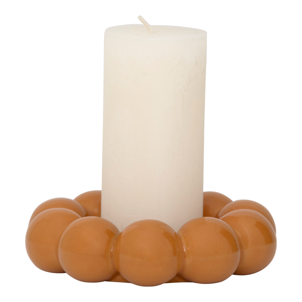 Talon Candle Holder - Golden Orange