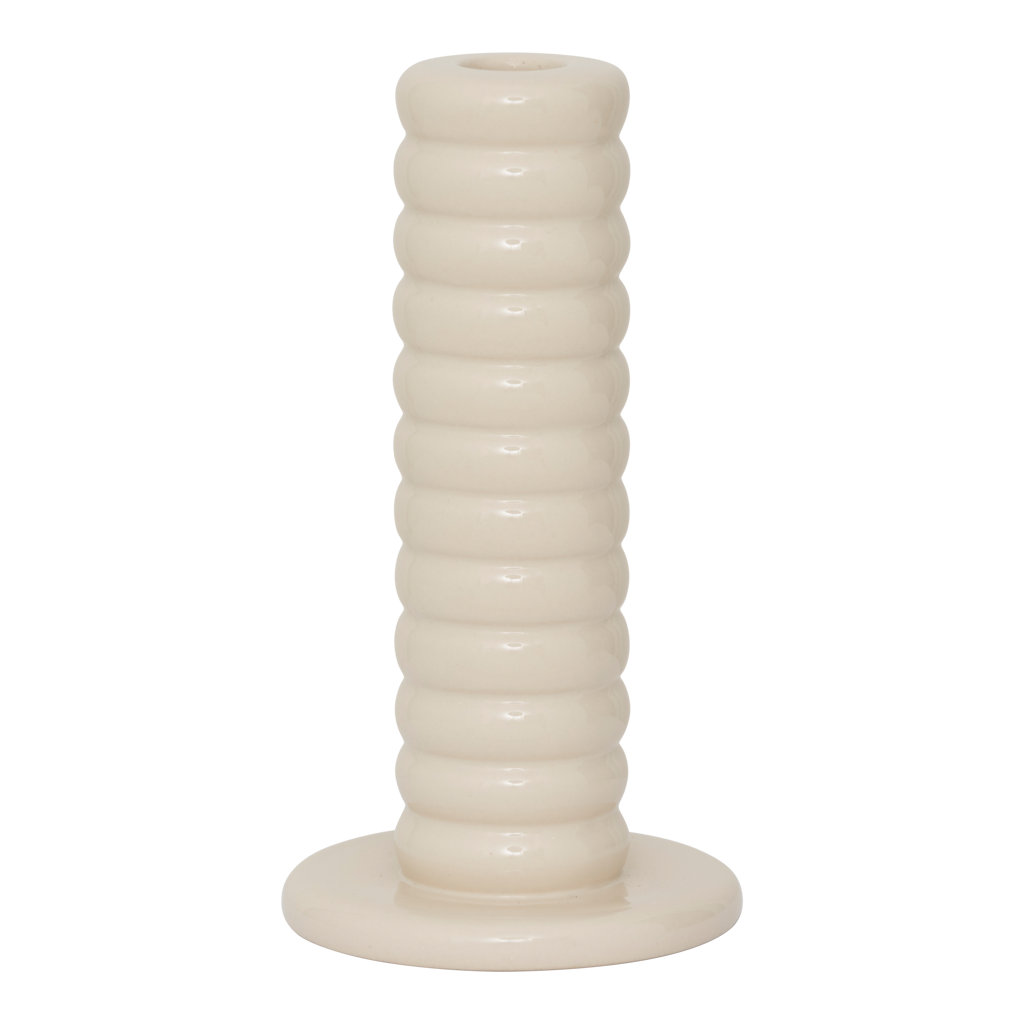 Tebongo Candle Holder - Off White