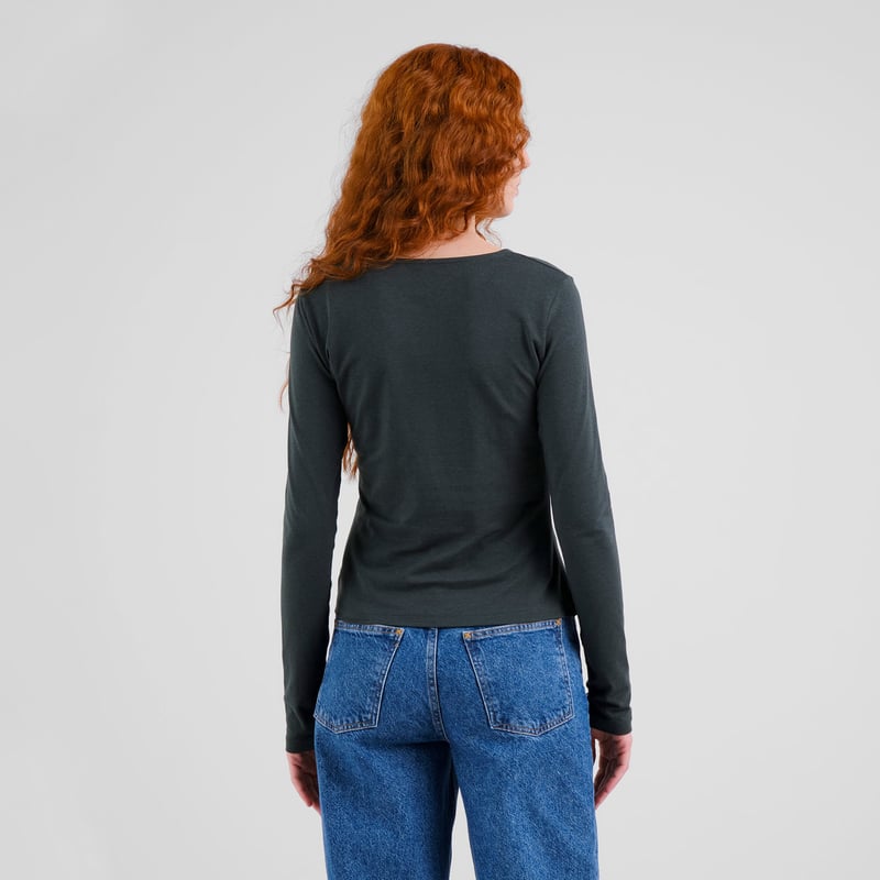 LAST ONE IN  L - Salmis Top - Dark Green