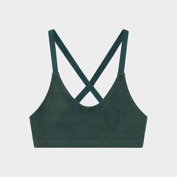 Junsele Soft Bra - Dark Green