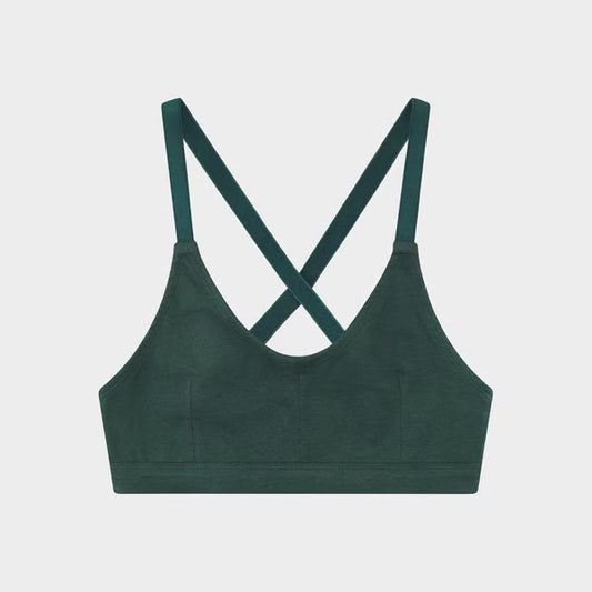 Junsele Soft Bra - Dark Green