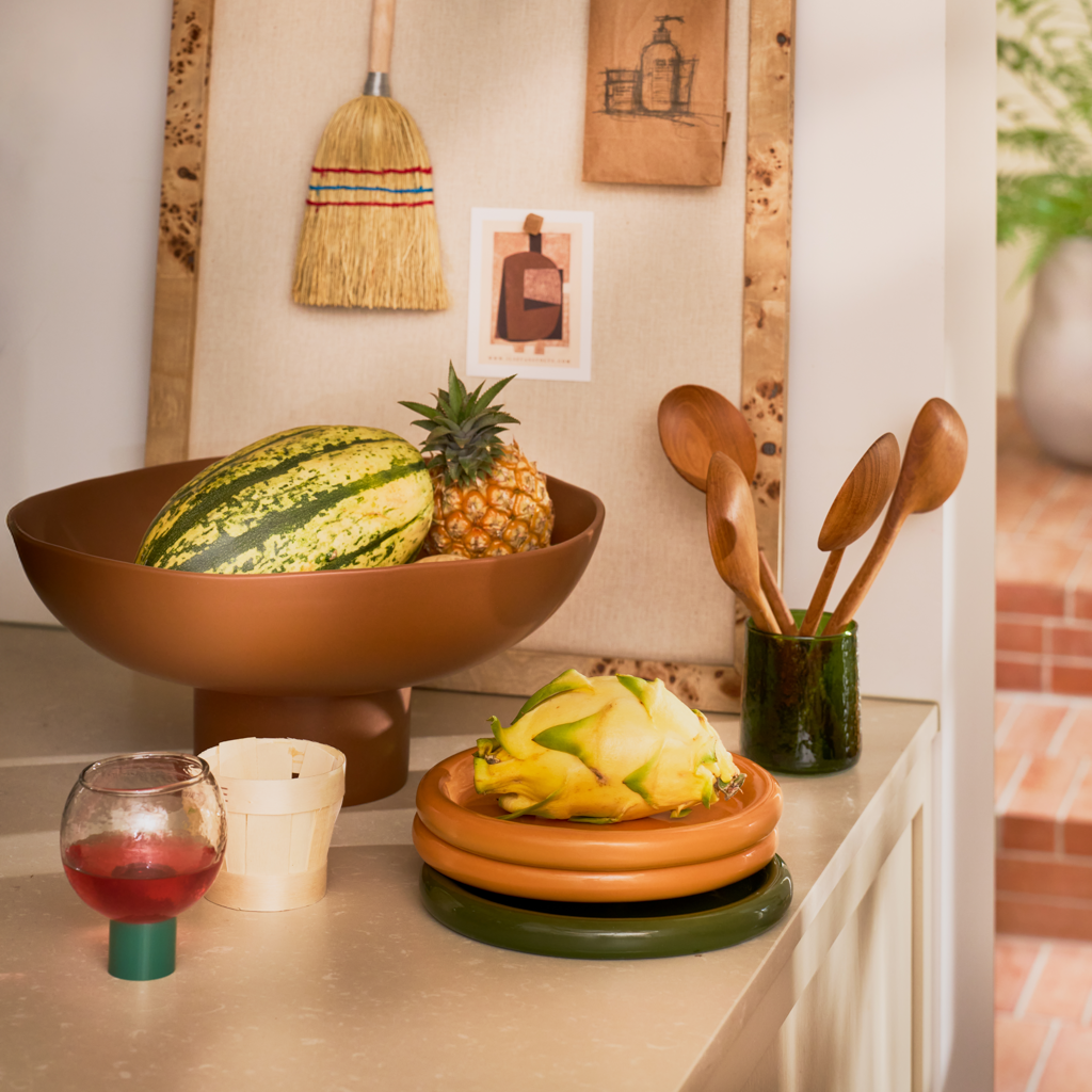 Hammered Tumbler - Banana Palm