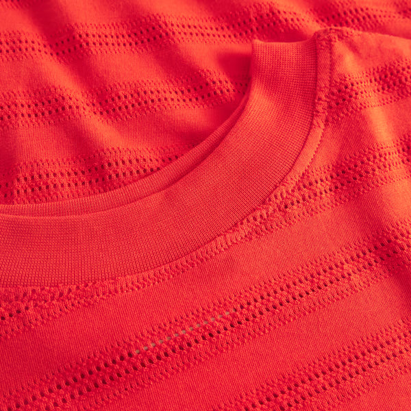 LAST ONE in XS - Namsos Top Lace - Grenadine Red