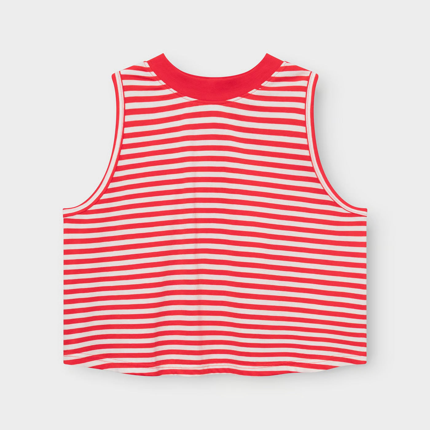 LAST ONE in S - Namsos Stripes Top - Grenadine Red