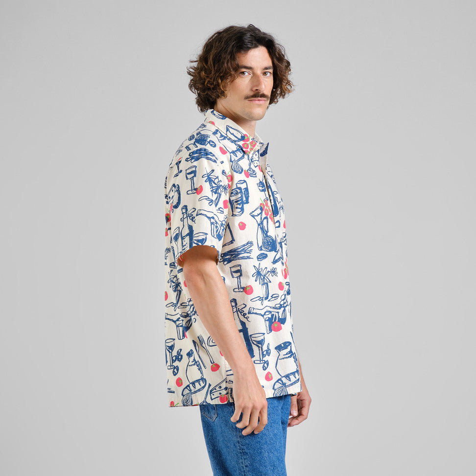 Brantevik Dinner Time Shirt - Blue