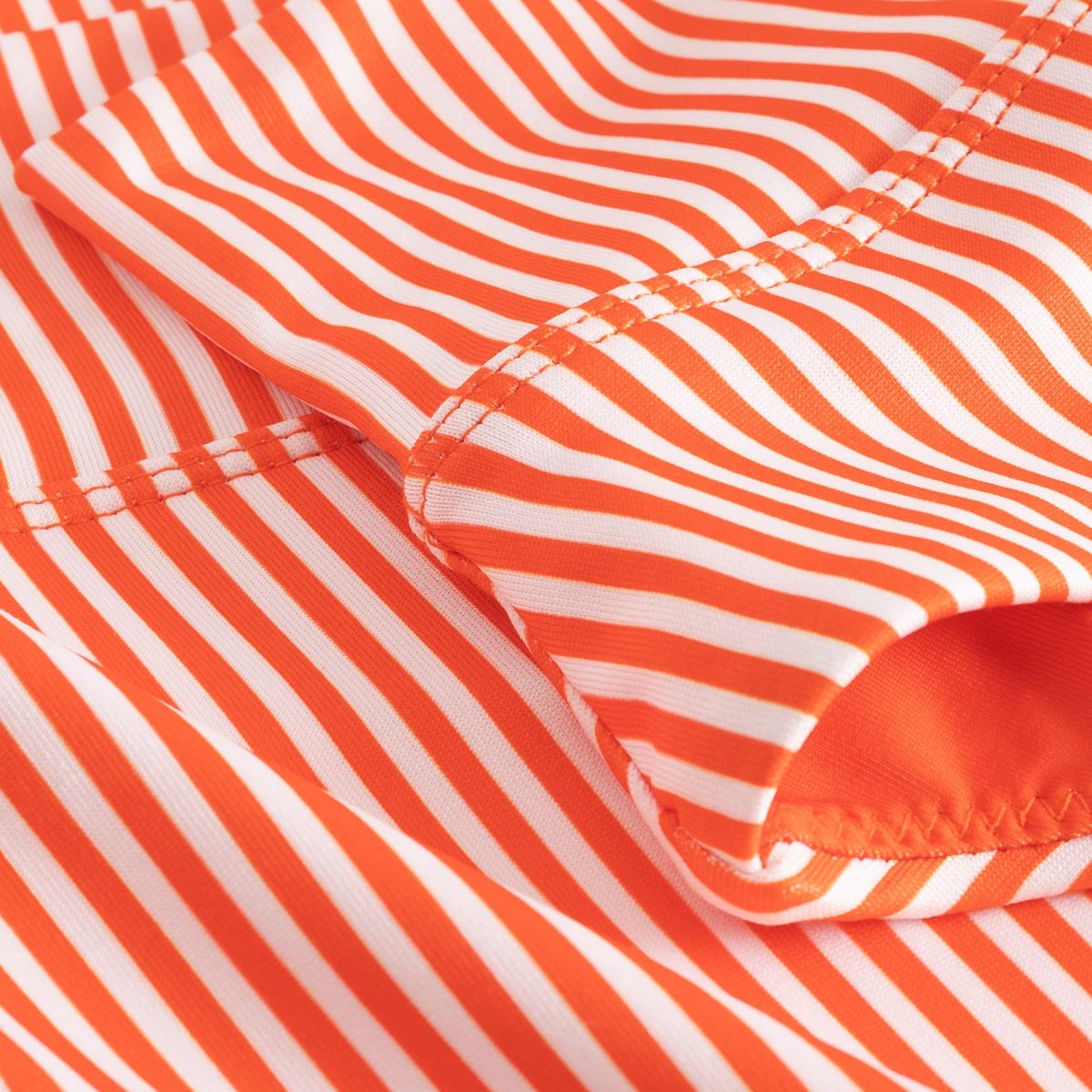 Bikini Bottoms Slite Thin Stripe - Grenadine Red