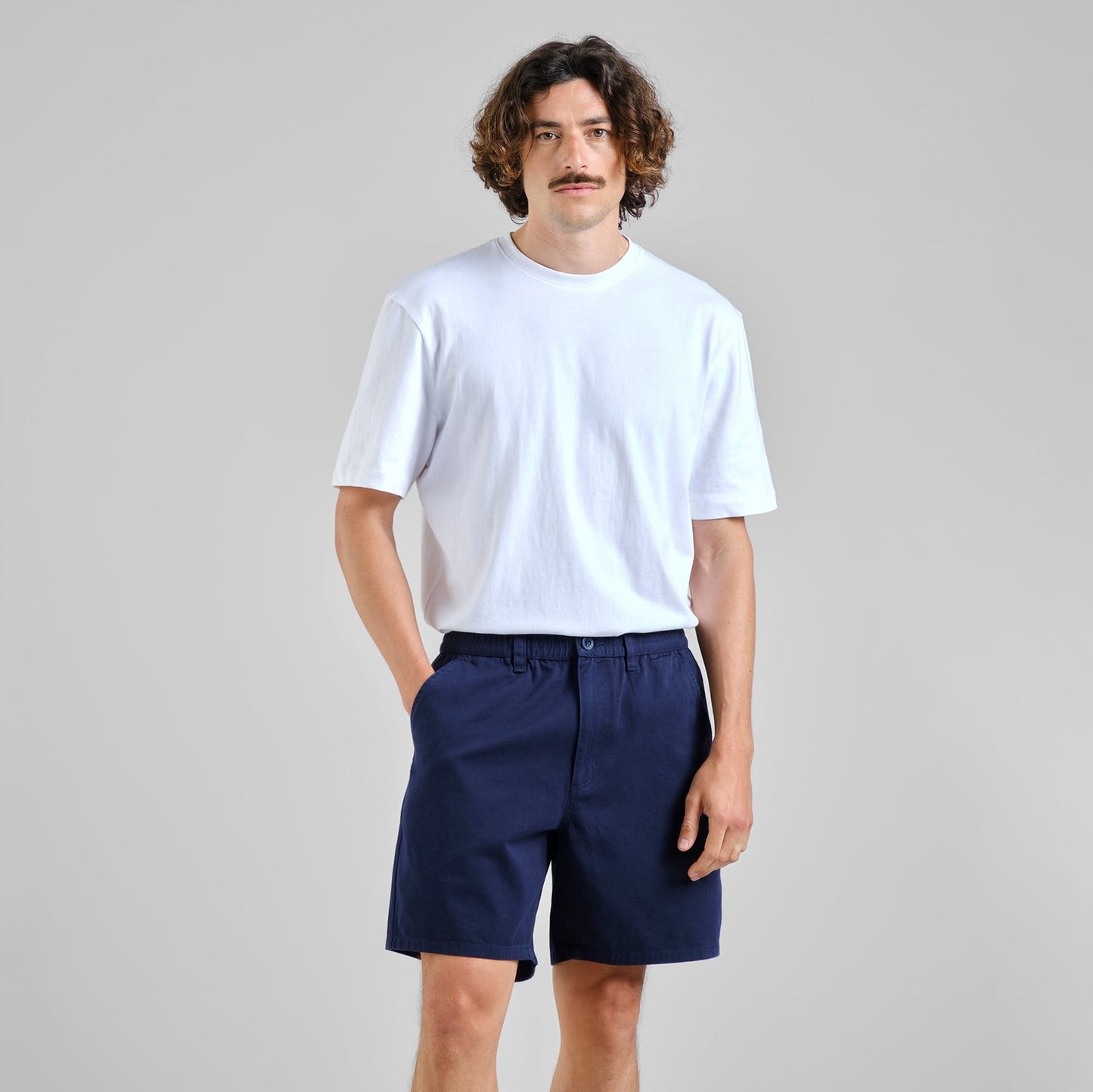 Olmen Chino Shorts - Navy