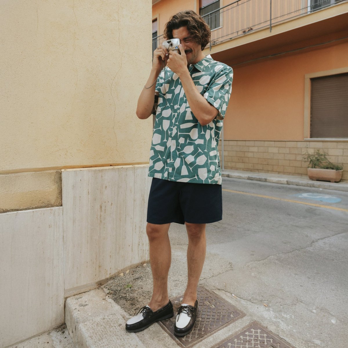 Olmen Chino Shorts - Navy