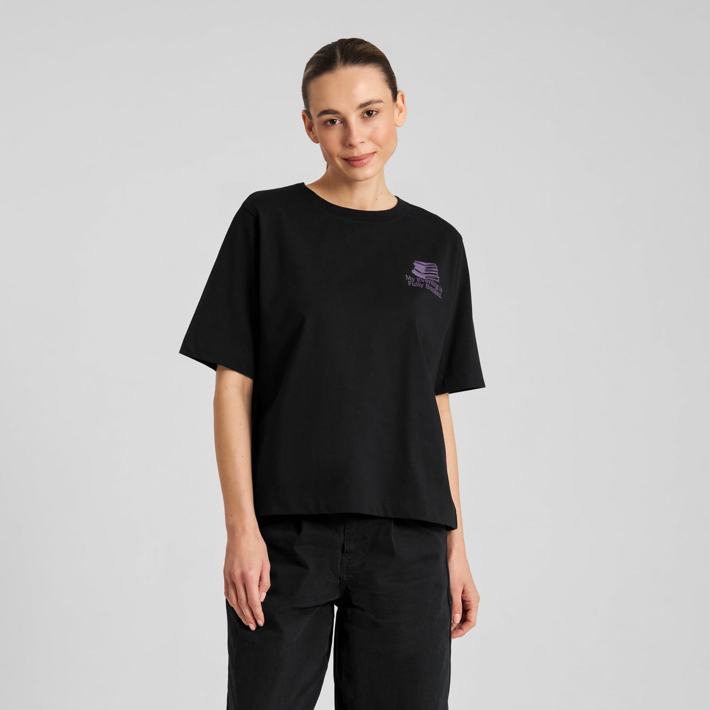 Vadstena Book Club T-Shirt - Black