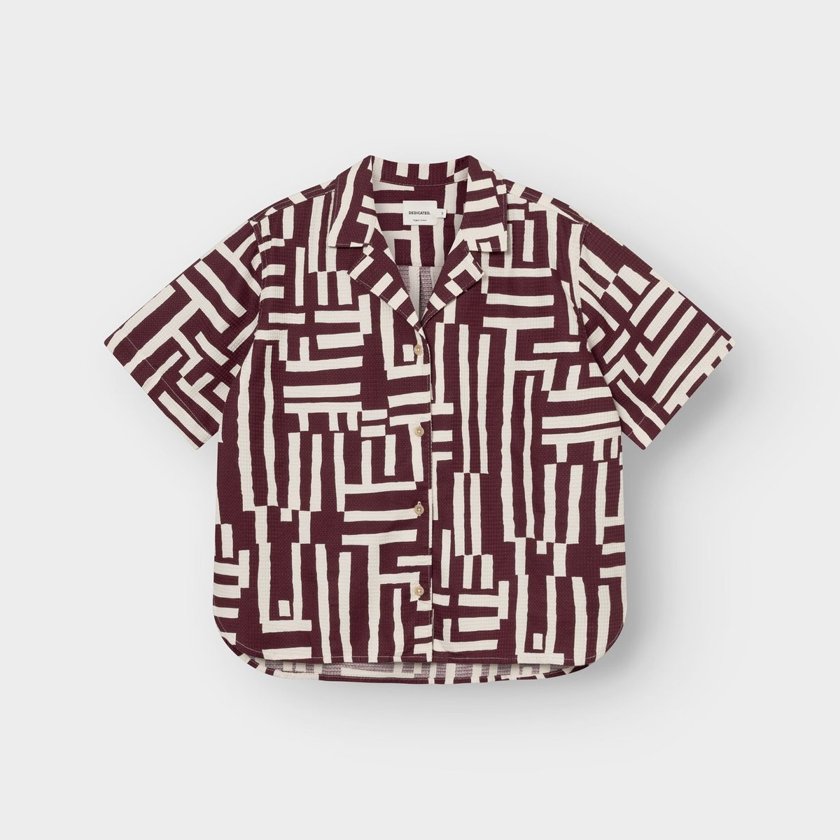 Torup Shirt Lines & Sticks - Fig Red