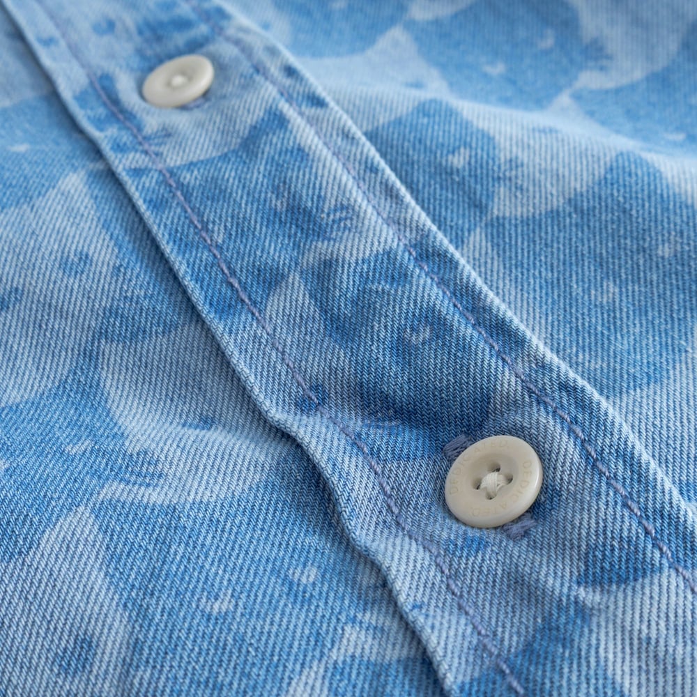 Stensvik Shirt Pepita Cats - Light Blue