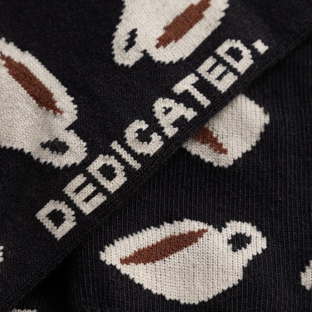 Coffee Cups Sigtuna Socks - Black