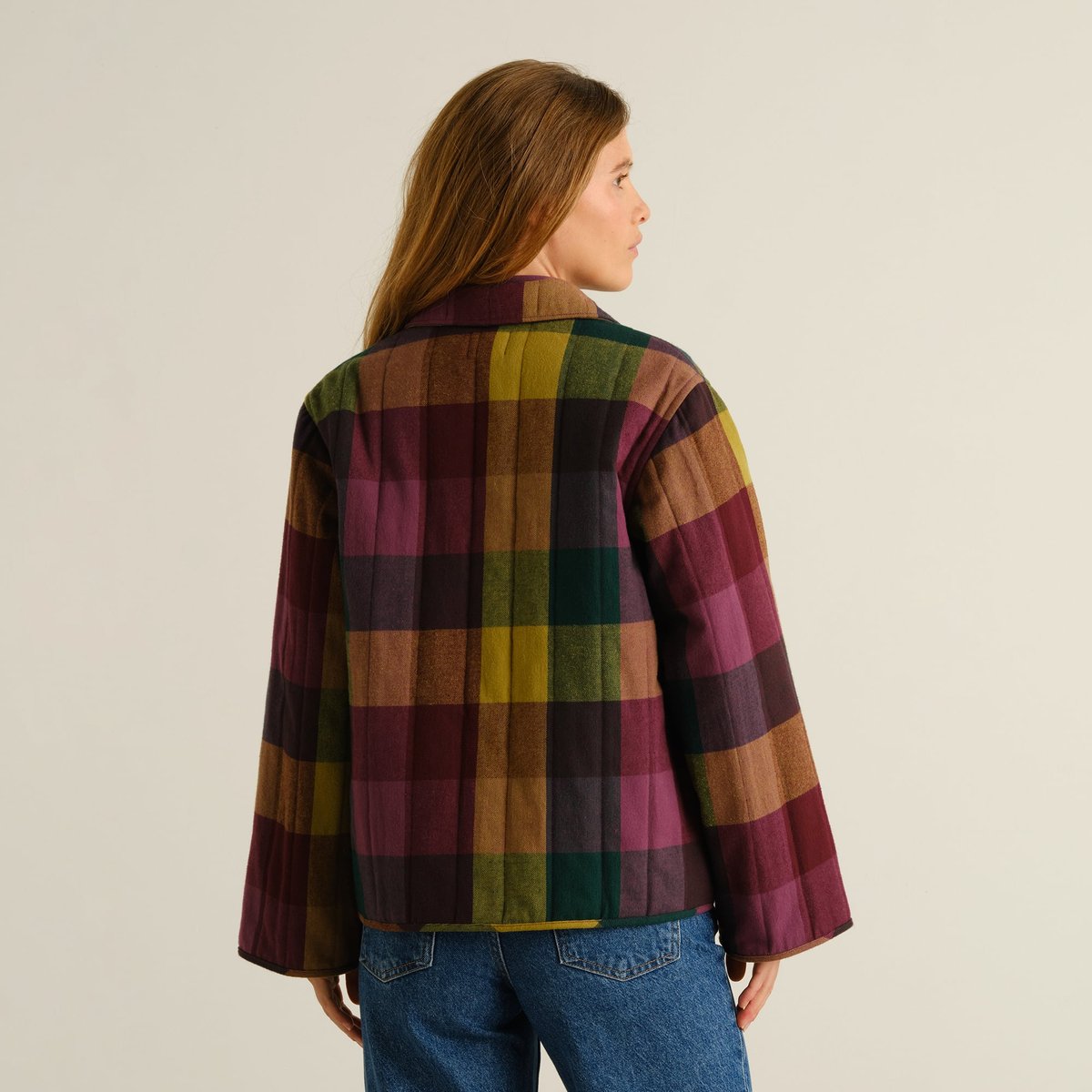Voxtorp Flannel Jacket - Check Bold Multi Color