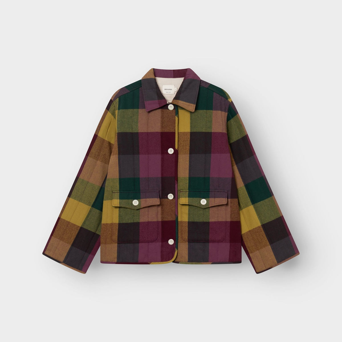 Voxtorp Flannel Jacket - Check Bold Multi Color