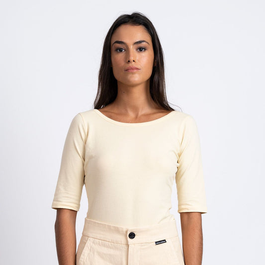 LAST ONE in XL - Cleo T-Shirt - Cream
