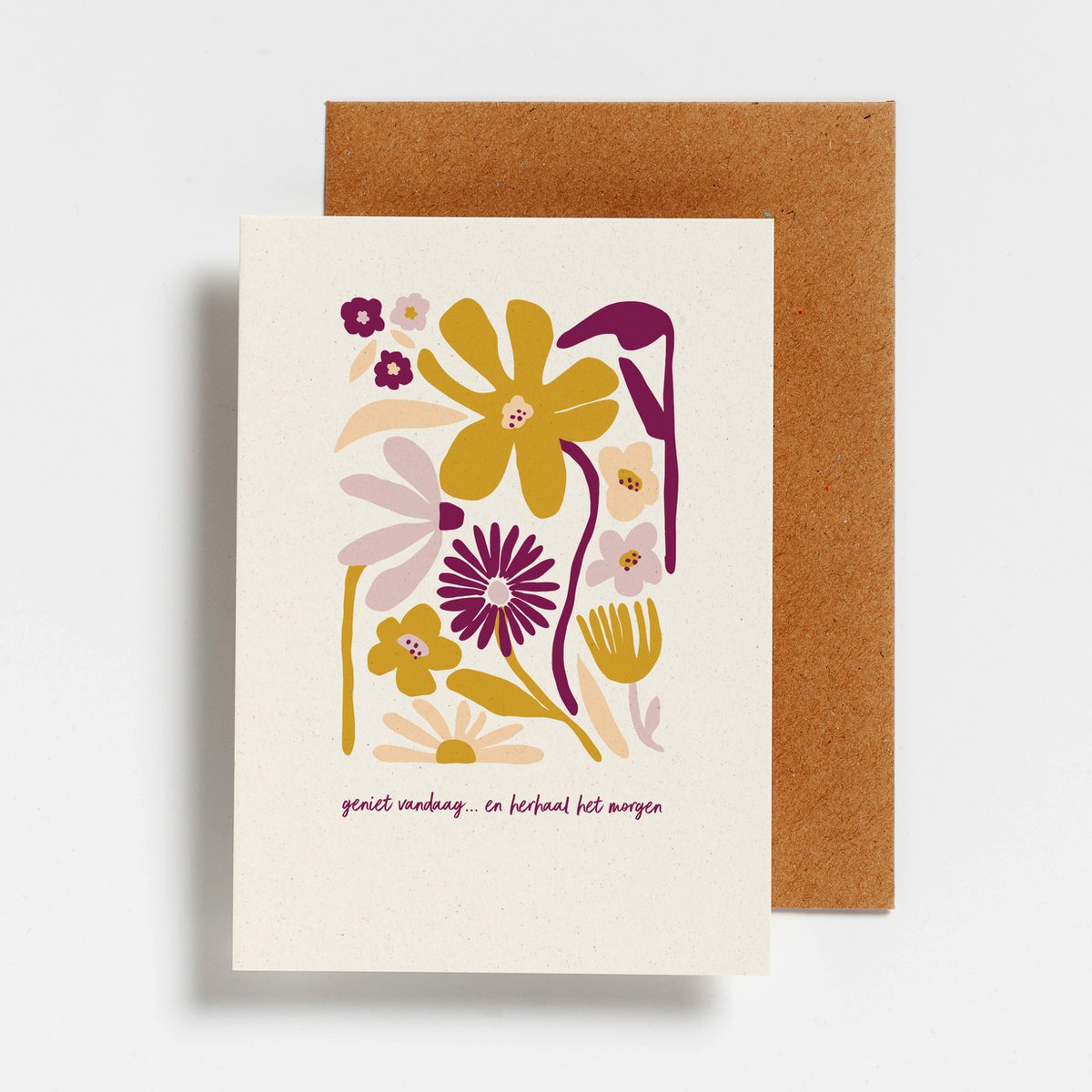 Postcard - Geniet vandaag