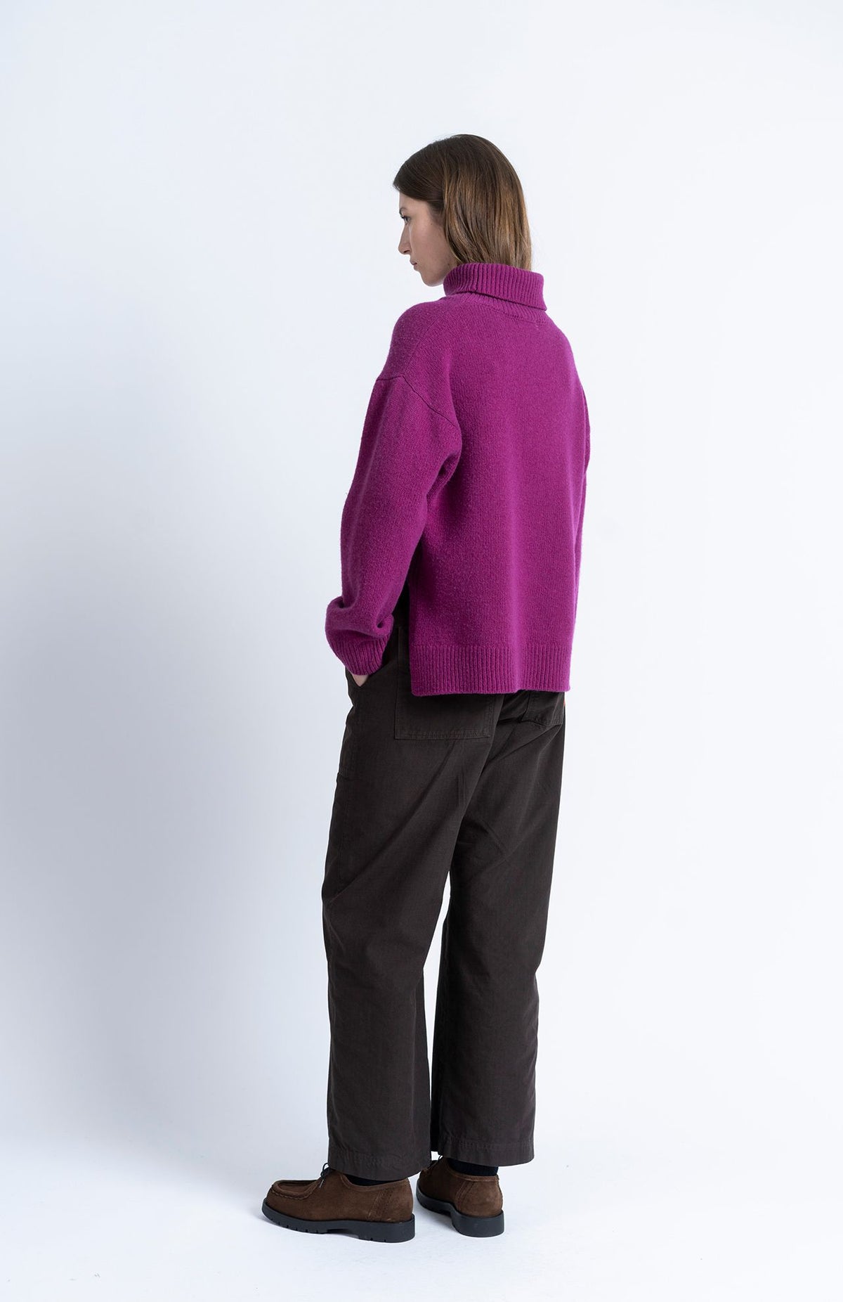 Isla Wool Sweater - Raspberry