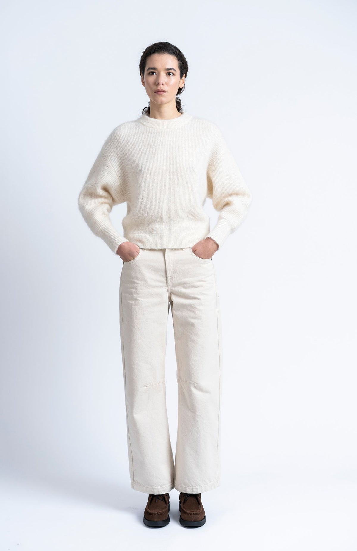 Ezti Knit Sweater - Ecru