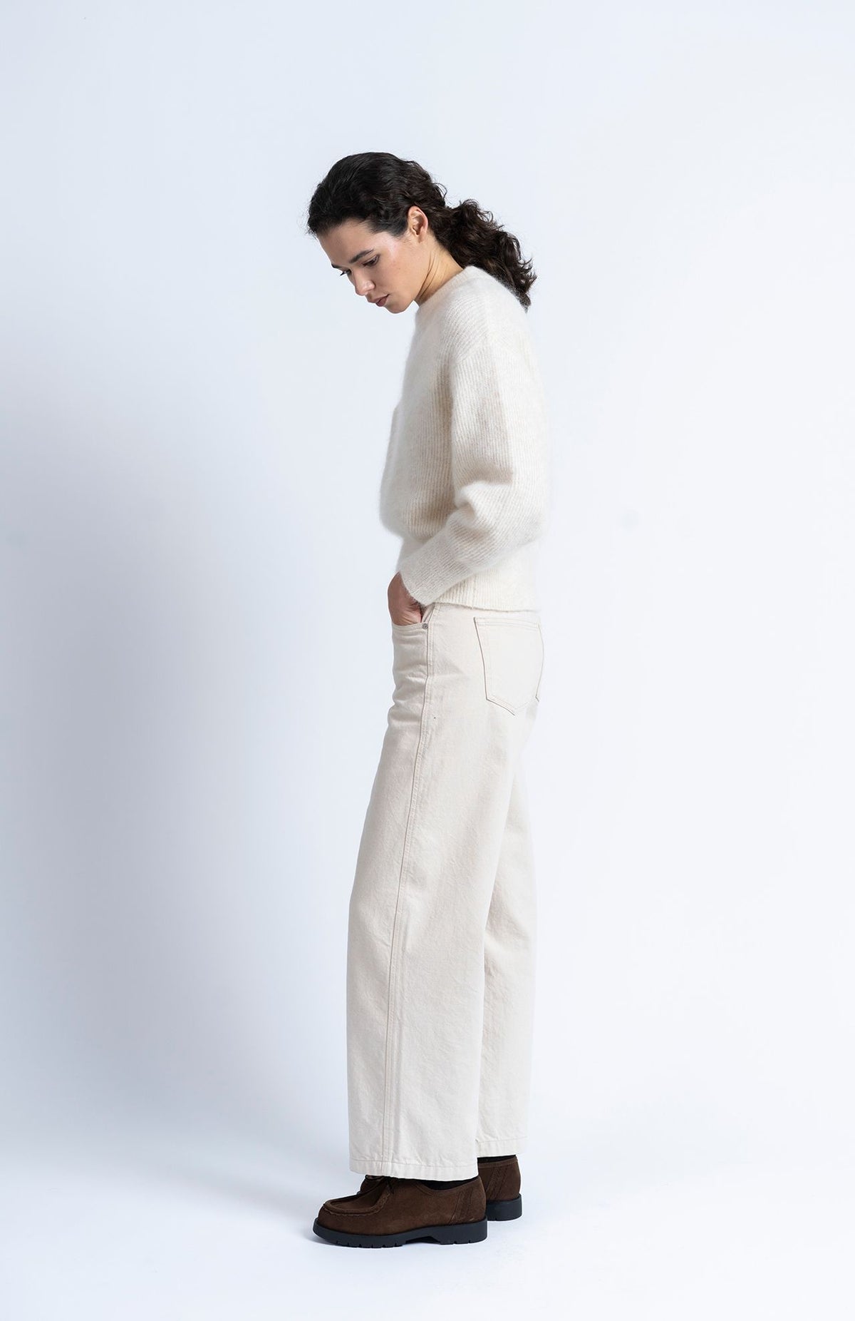 Ezti Knit Sweater - Ecru
