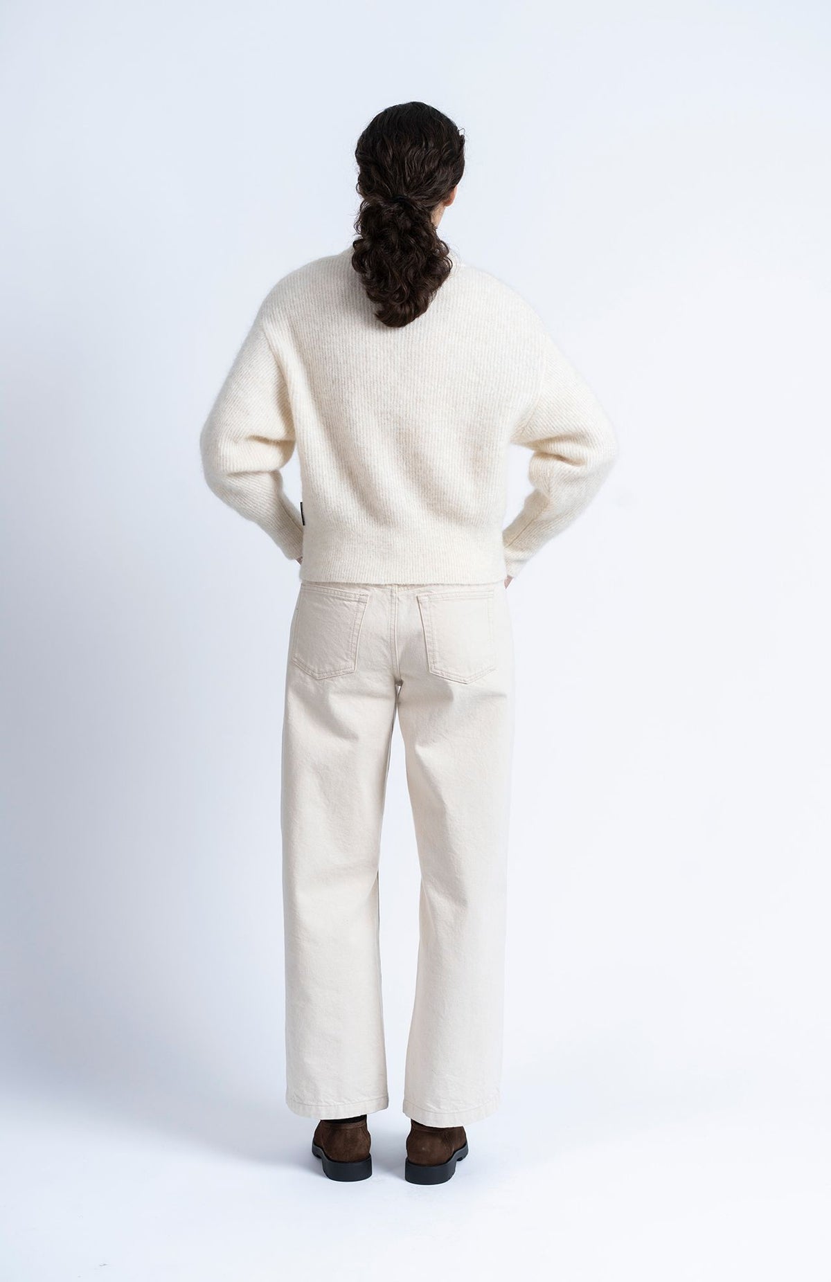 Ezti Knit Sweater - Ecru