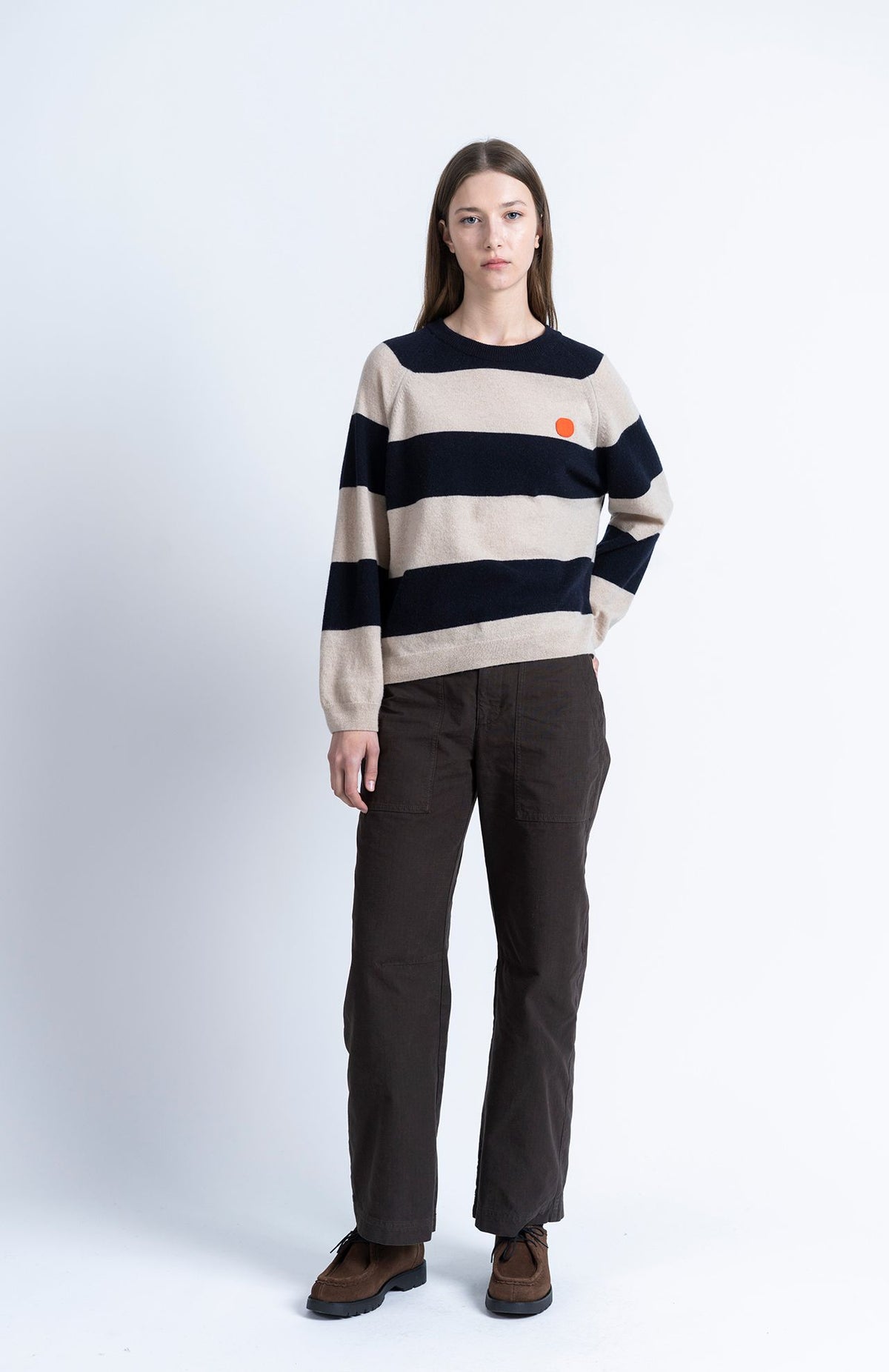 Kadalau Dot Sweater - Navy