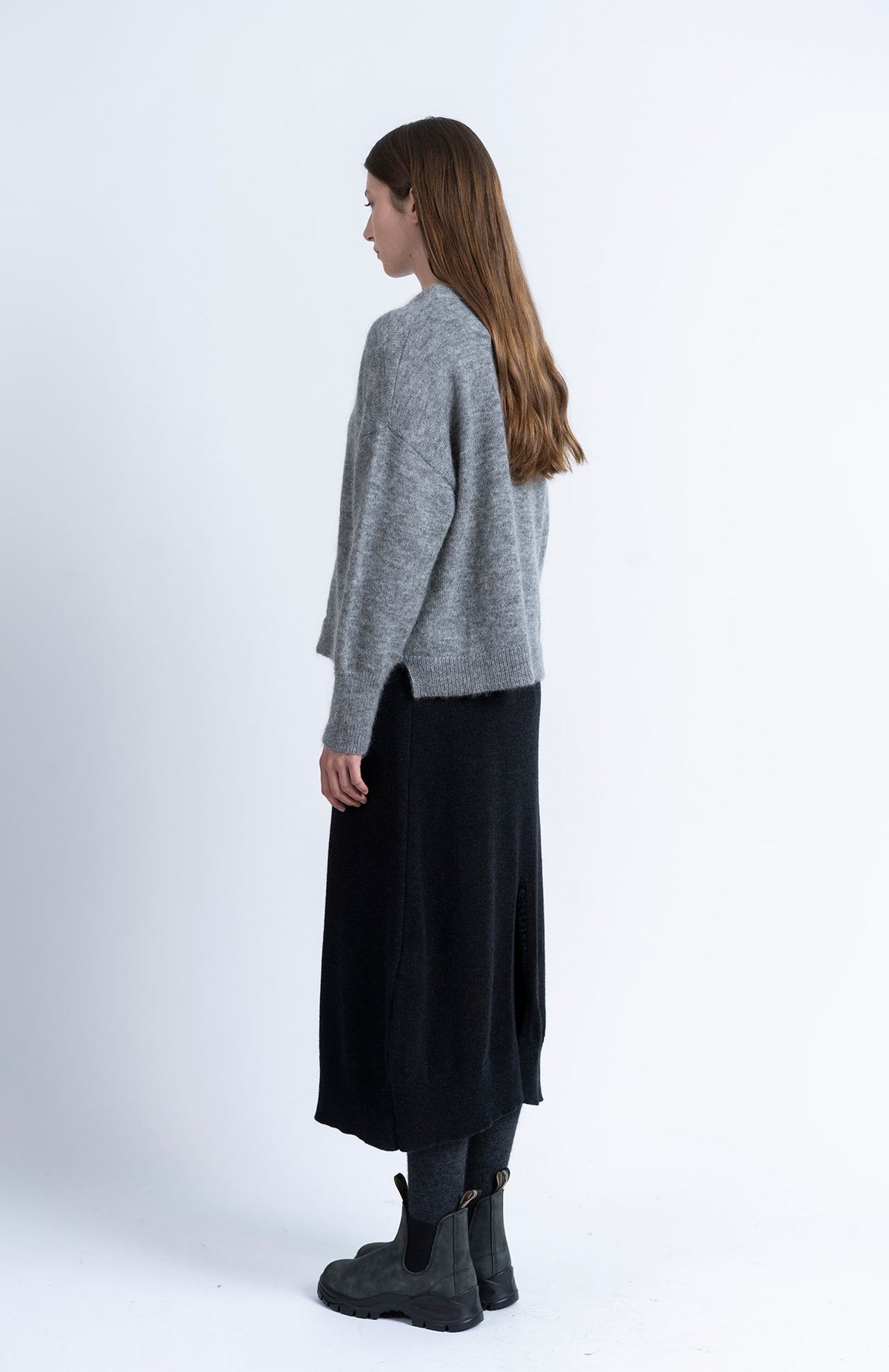 Kota Skirt - Dark Heather Grey