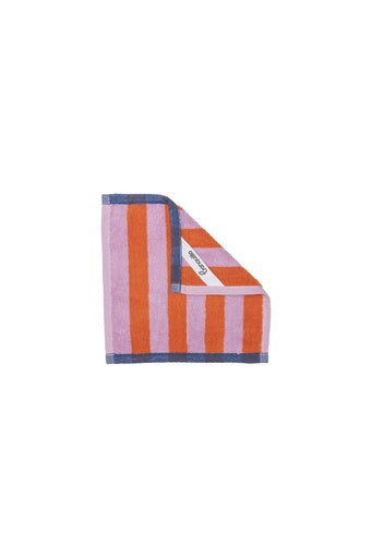 Terry Dish Cloth Stripes - Red