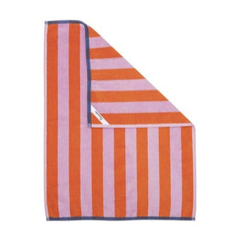 Terry Tea Towel Stripes - Red