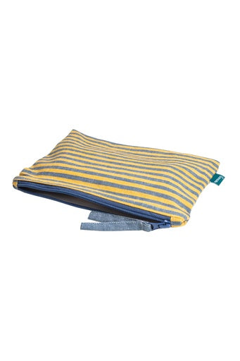 Cosmetic Bag Stripes - Blue