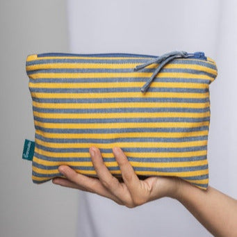 Cosmetic Bag Stripes - Blue