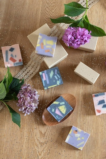 Tranquillo Confetti Soap - Charcoal