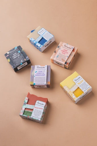 Tranquillo Confetti Soap - Charcoal