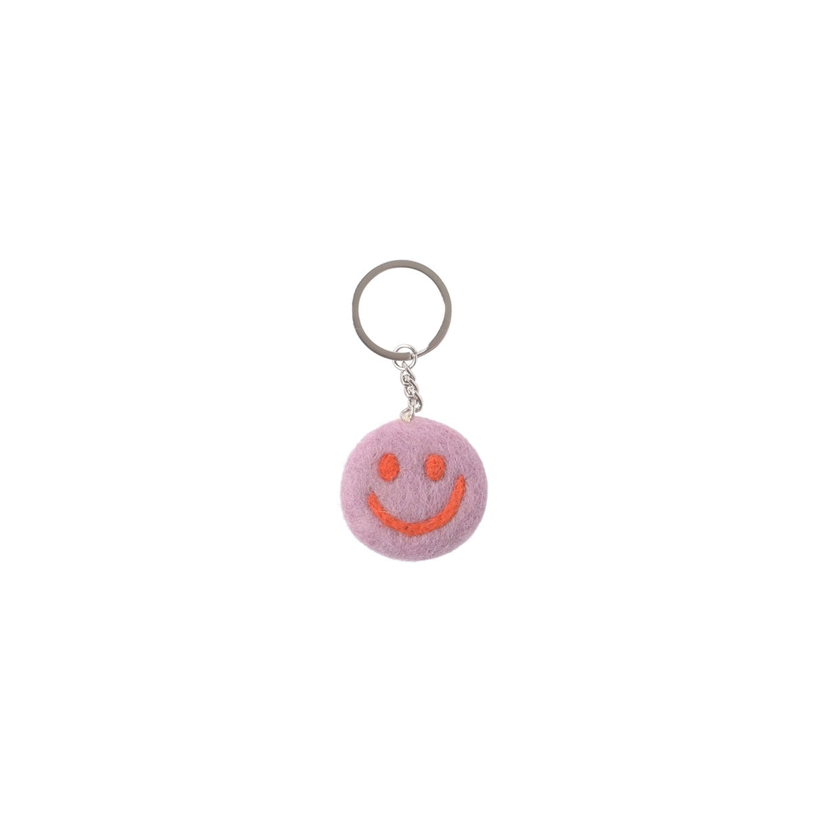Keychain - Smiley Pink