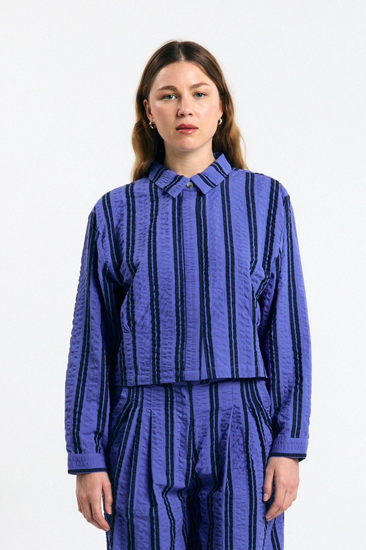 Raiva Shirt - Stripes Blue