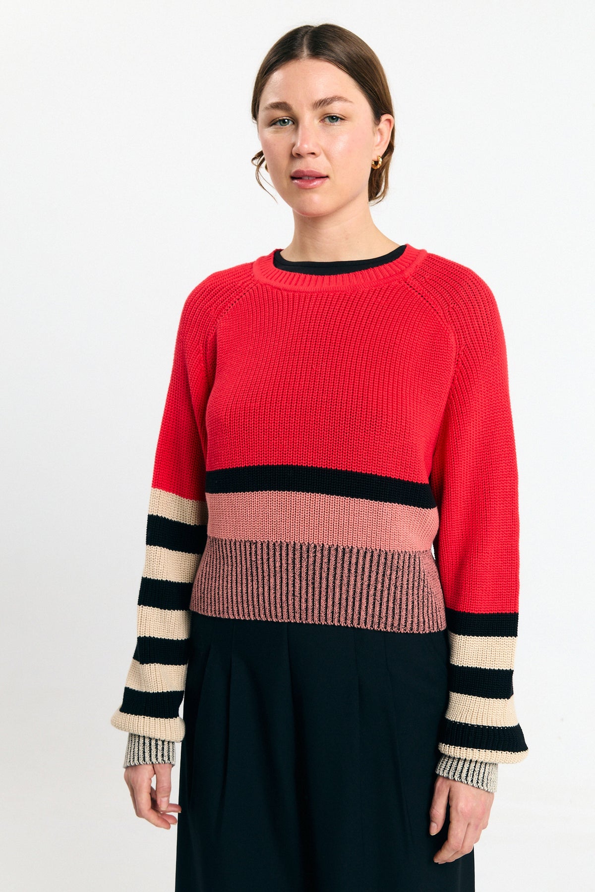 Nelas Jumper - Stripes Red