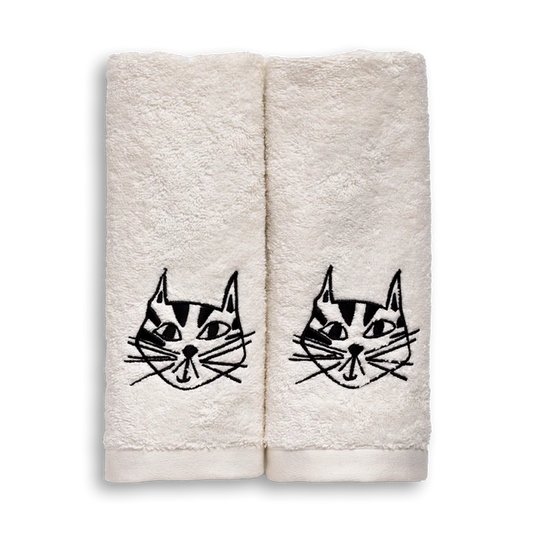 Guest Towel Set - Cat