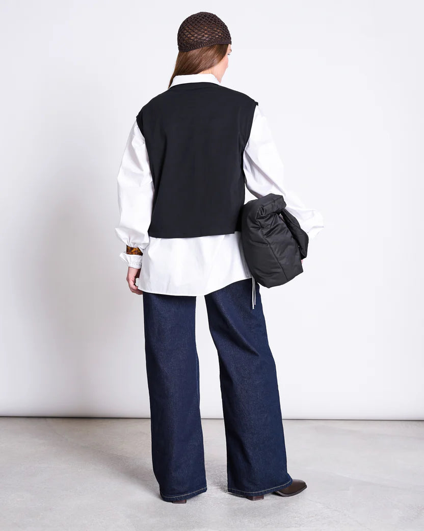 LAST ONE in XS - Ovar Boxy Top - Black